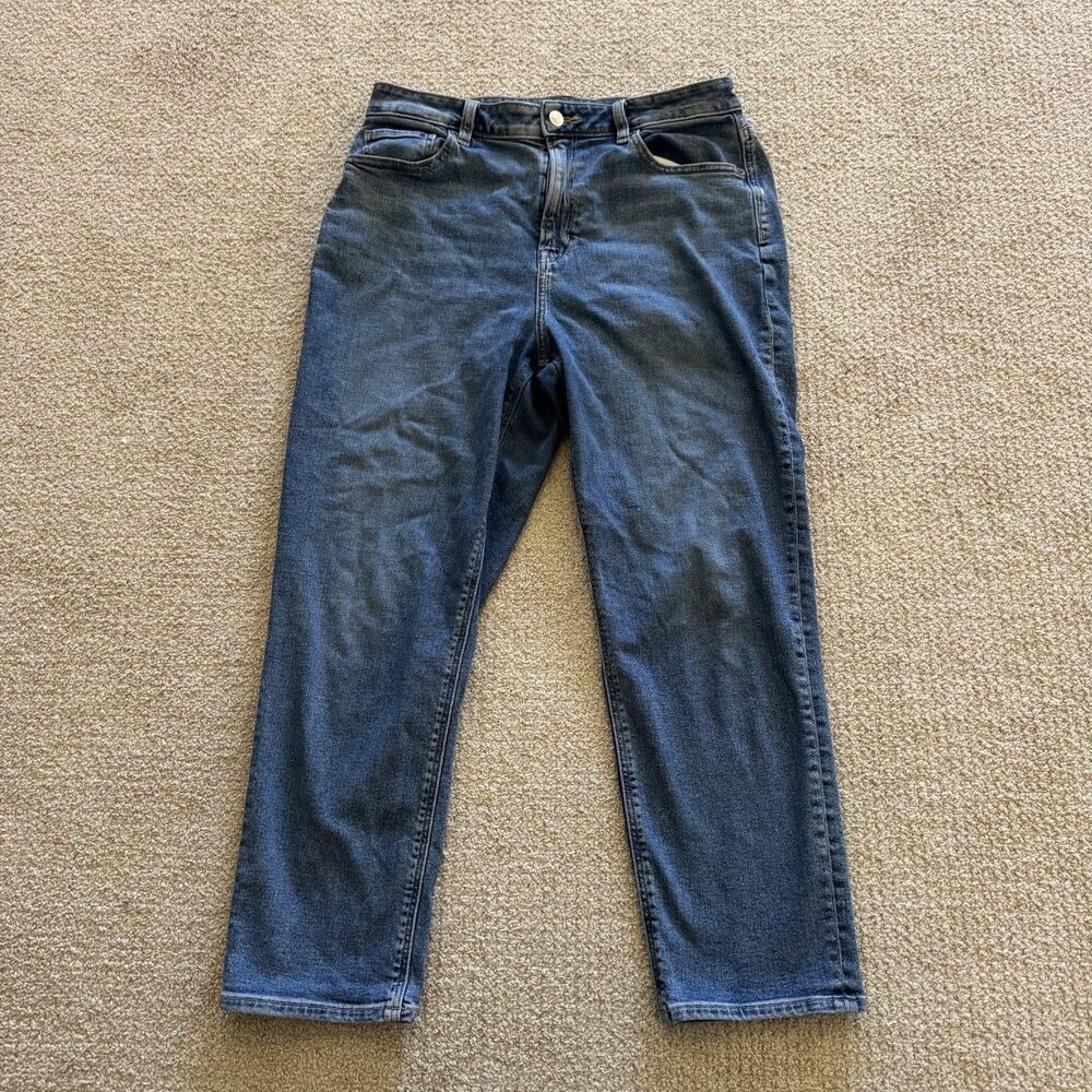 American Eagle Outfitters Jeans Mom Jean Stretch Womens Size 10X24 Blue